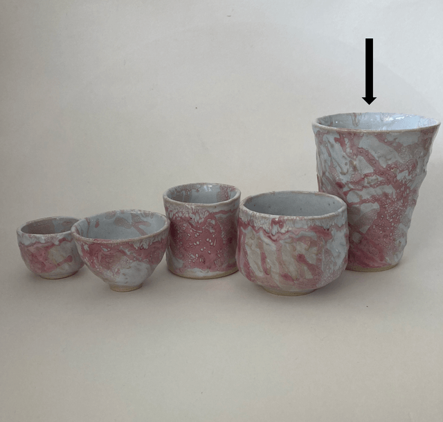Verre « octobre rose »