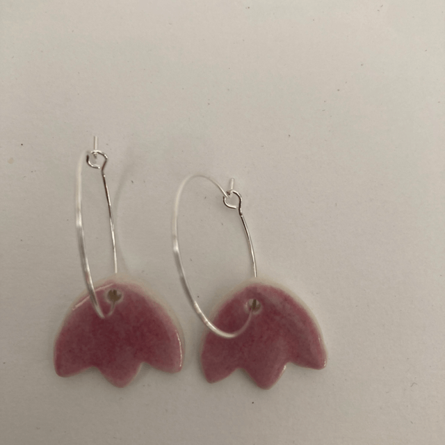 Boucles d’oreilles « octobre rose »
