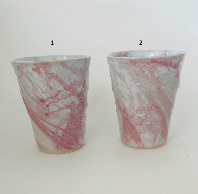 Verre « octobre rose »