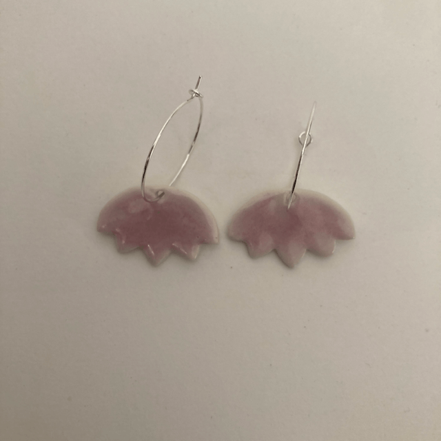 Boucles d’oreilles « octobre rose »