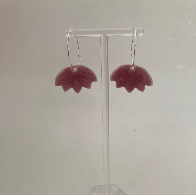 Boucles d’oreilles « octobre rose »